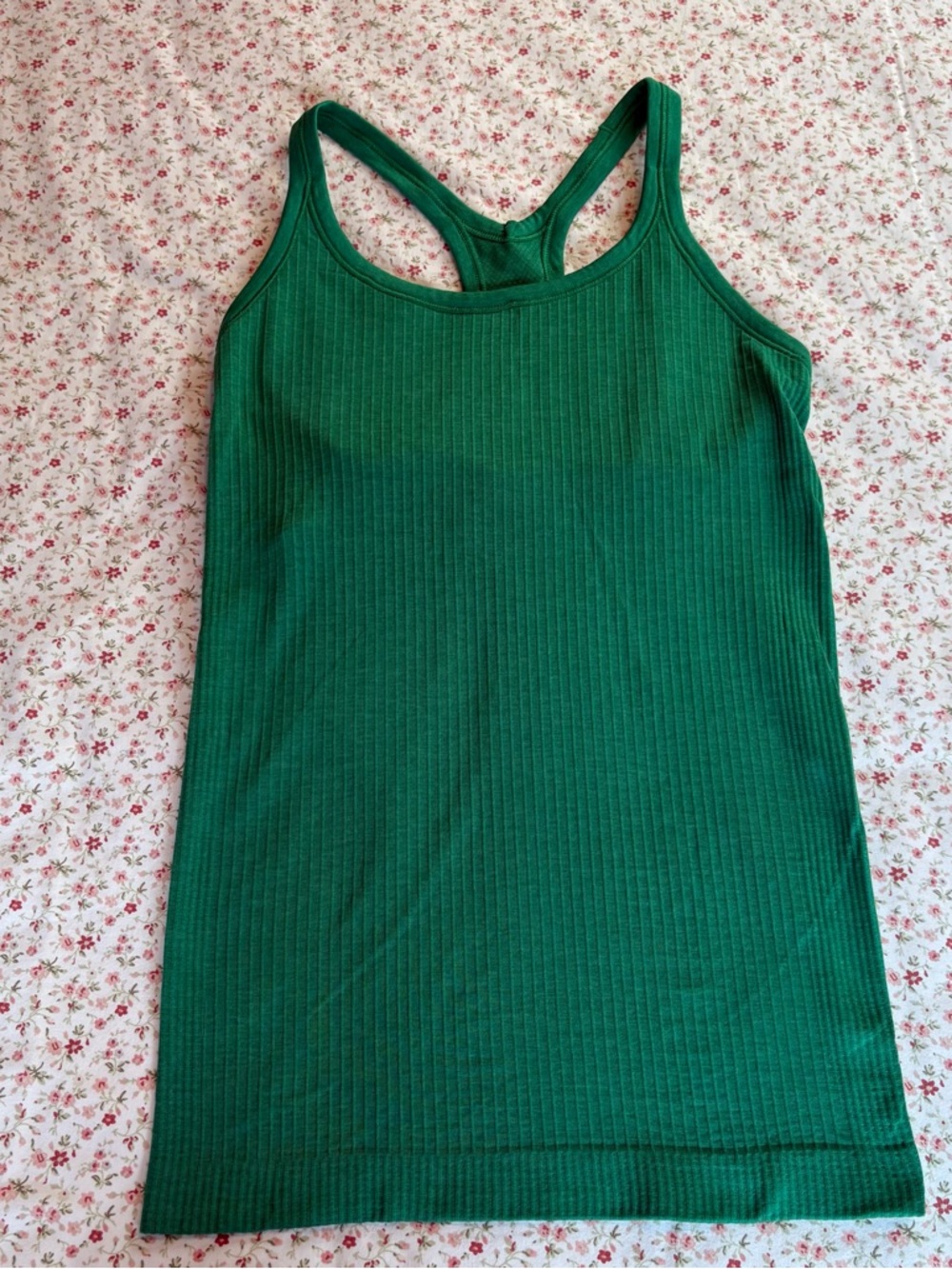 lululemon athletica Ribbed Racerback Tank in Raceway Green - Picture 5 of 8